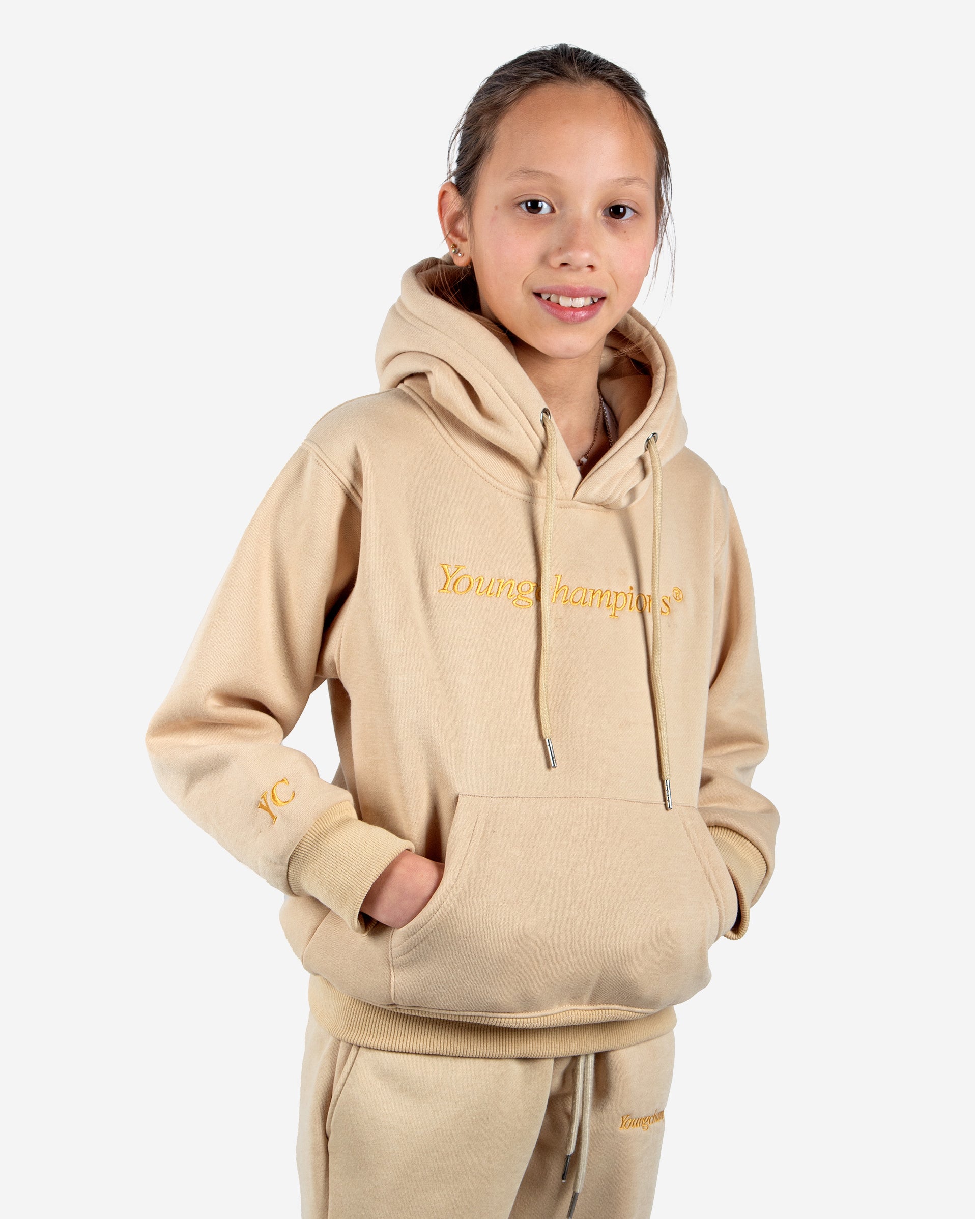 Hoodie Cream Launch Edition - YoungChampions®